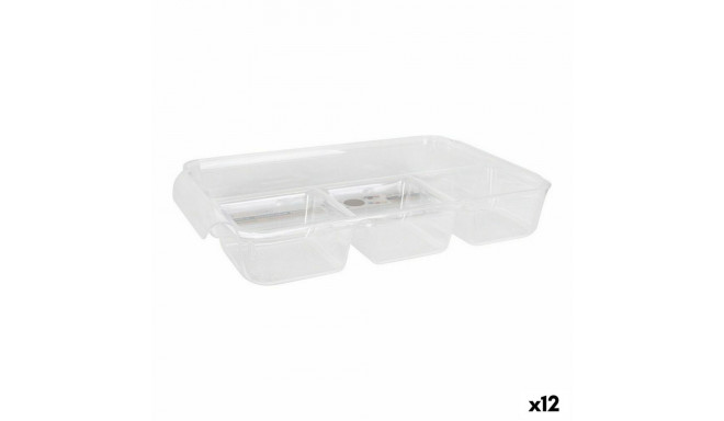 Multi-Purpose Organiser Confortime Transparent 37,5 x 23,5 x 5, cm (12 Units)