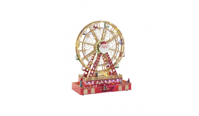 Christmas bauble DKD Home Decor Water wheel Red Multicolour Resin Christmas 38 x 17 x 49 cm