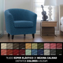 Armchair slipcovers Sofaskins NIAGARA 1 place - Black