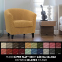 Armchair slipcovers Sofaskins NIAGARA 1 place - Black