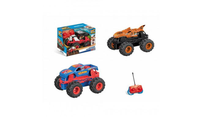 Remote-Controlled Car Hot Wheels mini Monster Truck 1:28 14,5 x 9,2 x 9 cm