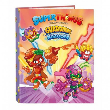 Gredzenveida stiprinājums SuperThings Guardians Of Kazoom Violeta 26,5 x 33 x 4 cm