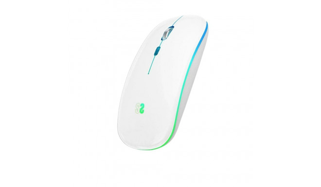 Wireless Bluetooth Mouse Subblim SUBMO-LDFLAT2 White