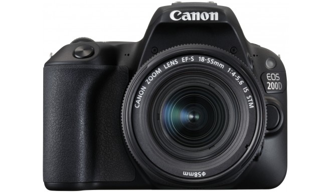 Canon EOS 200D + 18-55mm IS STM Kit, черный
