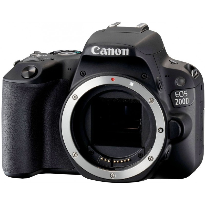Canon EOS 200D body, black DSLRs - Photopoint