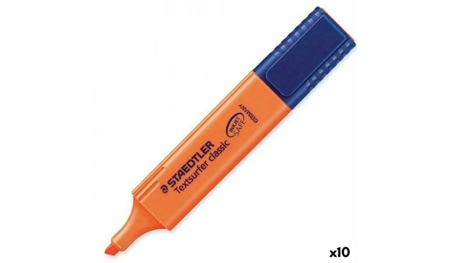 Fluorescent Marker Staedtler Textsurfer Classic Orange 10Units