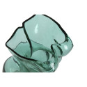 Vase Home ESPRIT Blue Green Crystal 18 x 17 x 28 cm (2 Units) Vase Home ESPRIT Blue Green Crystal 18 x 17 x 28 cm (2 Units)