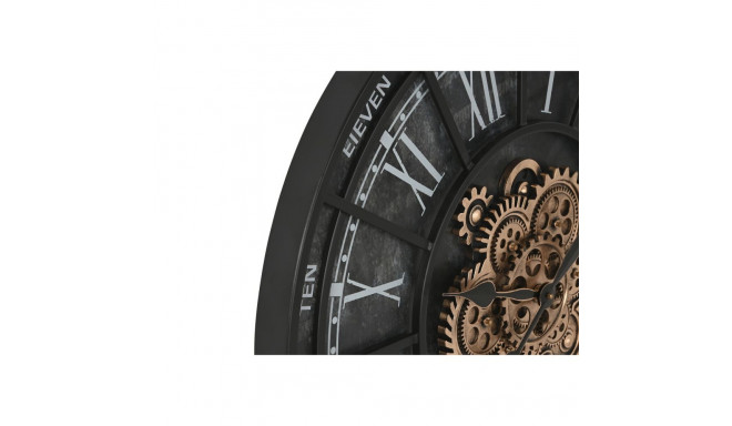 Wall Clock Home ESPRIT Black Iron 75 x 7 x 75 cm