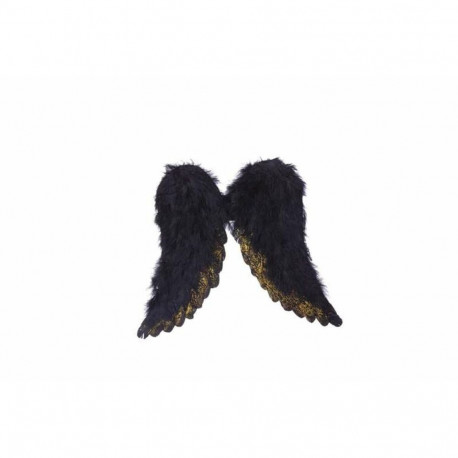 Costume for Children My Other Me Black Angel Wings S