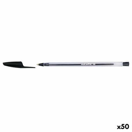 Sulepea Molin BC188 Kristall 1 mm Must (50 Ühikut)