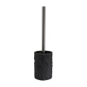 Toilet Brush Versa Black Grey Resin Rock