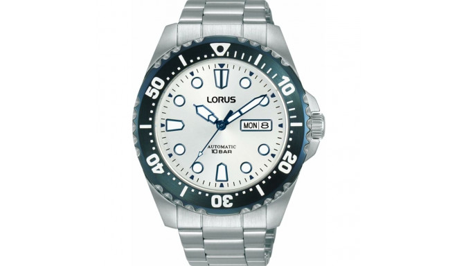 Meeste Kell Lorus RL477BX9 Valge Hõbedane