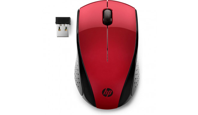 Wireless Mouse HP 220 Red 1600 dpi