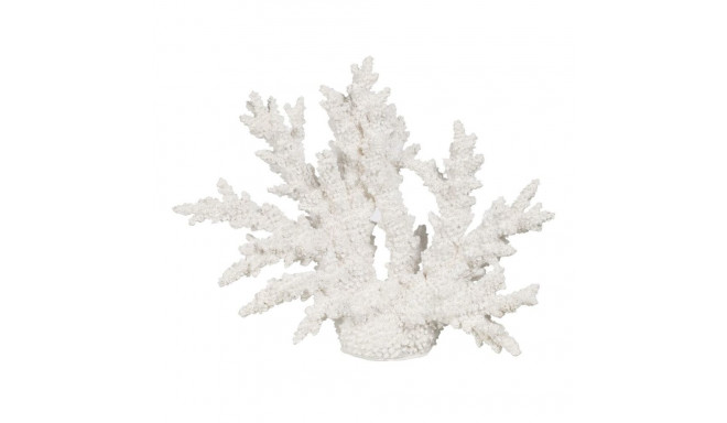 Decorative Figure White Resin Coral 34 X 13 X 27 CM