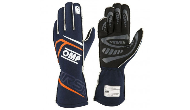 Karting Gloves OMP OMPIB0-0776-A01-249-XL XL Black