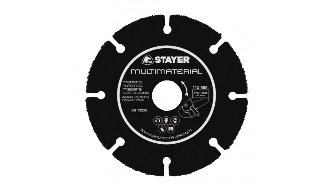 Lõikeketas Stayer Ø115 x 22,2 mm Igat tüüpi materjalid