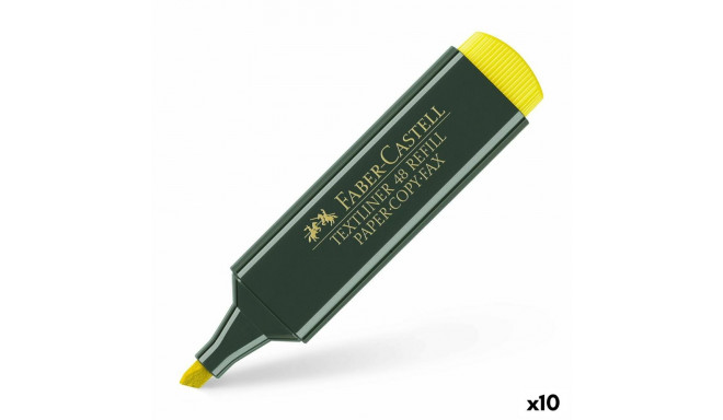 Izgaismotājs Faber-Castell TEXTLINER 48 Dzeltens (10 gb.)