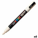 Akrila krāsas marķieris POSCA PC-3M Bēšs 0,9-1,3 mm (6 gb.)