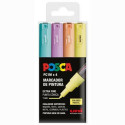 Akrila krāsas marķieris POSCA PC-1M/4C Pīrāgs 0,7 mm 4 Daudzums