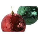 Christmas Baubles Home ESPRIT Red Green PVC 20 x 10 x 30 cm (2 Units)