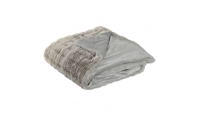 Blanket Home ESPRIT Light grey 220 x 240 x 1 cm