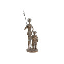 Decorative Figure Home ESPRIT Silver Natural Resin 9 x 8 x 25 cm