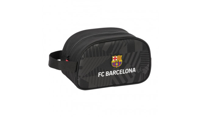 Ceļojumu Piederumu Somiņa F.C. Barcelona Black Melns Sportošana 26 x 15 x 12 cm