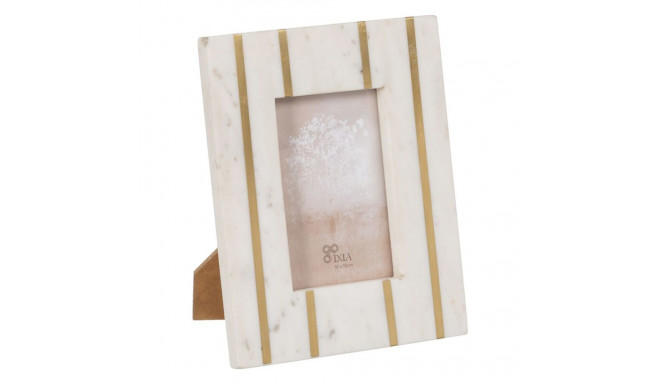 Photo frame White Golden Copper Marble 10 x 15 cm 19 x 1,5 x 24 cm