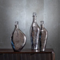 Bottle Silver Aluminium Crystal 15 x 13 x 54 cm Decorative