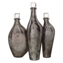 Bottle Silver Aluminium Crystal 15 x 13 x 54 cm Decorative