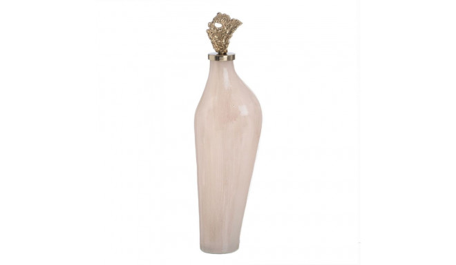 Bottle Cream Golden Aluminium Crystal 13 x 10 x 47 cm Decorative