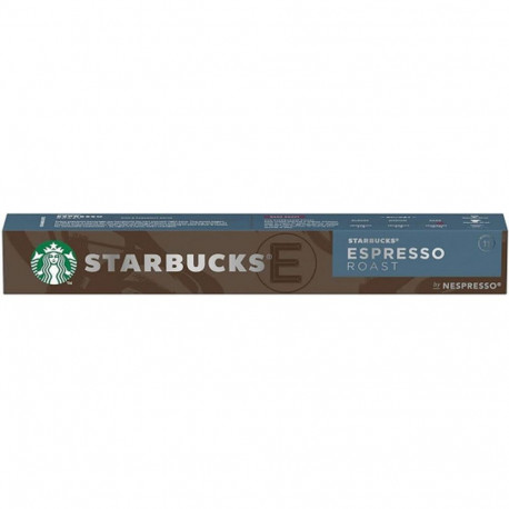 Coffee Capsules with Case Nestlé STARBU.DARK ESPRESSO 10C