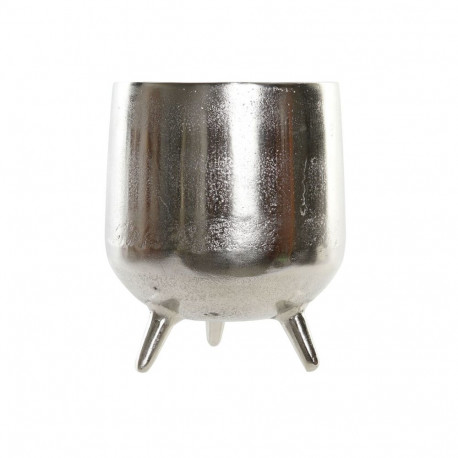 Lauakaunistus Home ESPRIT Hõbedane Alumiinium 21 x 21 x 25 cm