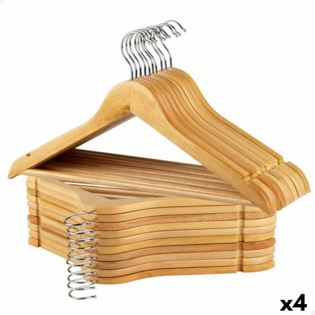 Riidepuude komplekt Max Home Naturaalne Puit Teras 44,5 x 23 x 1 cm 20 Tükid, osad (4 Ühikut)