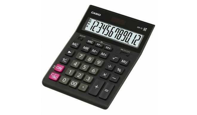 Calculator Casio GR-12C-BK-W-EP Black