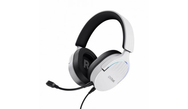 Gaming Headset with Microphone Trust GXT 490 White Black Multicolour Black/White