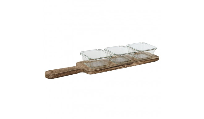 Uzkodu paplāte Home ESPRIT Dabisks 140 ml 43 x 10 x 5,5 cm