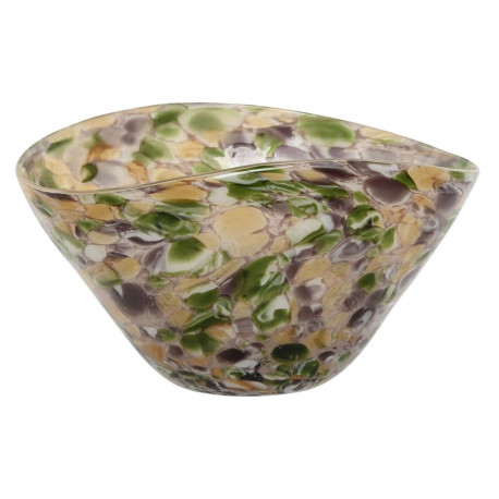 Lauakaunistus Home ESPRIT Mitmevärviline Kristall 30 x 21 x 17 cm