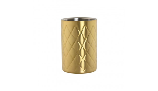 Bottle Cooler Home ESPRIT Golden Stainless steel 12 x 12 x 18 cm