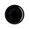 Flat Plate Quid Select Basic Black Melamin Ø 25 cm (24 Units)
