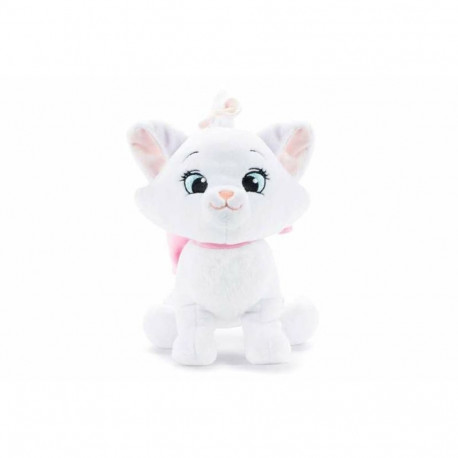 Fluffy toy Disney Cakey Cat 25 cm White Polyester