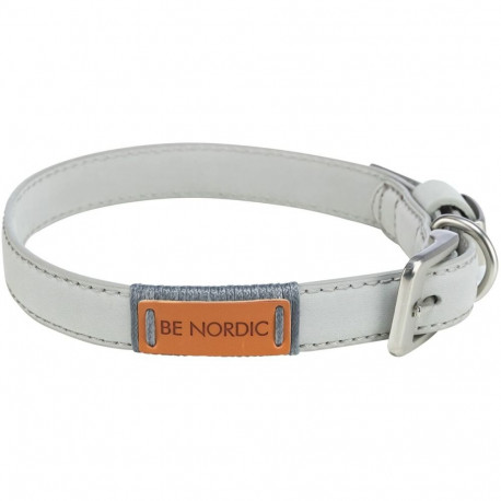 Dog collar Trixie BE NORDIC Light grey S/M 40 cm