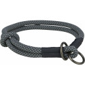 Dog Training Collars Trixie Soft Rope Black Grey L/XL 55 cm Dog Training Collars Trixie Soft Rope Black Grey L/XL 55 cm