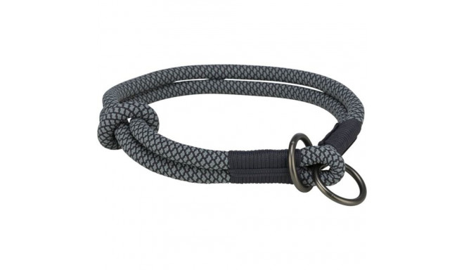 Dog Training Collars Trixie Soft Rope Black Grey S 35 cm
