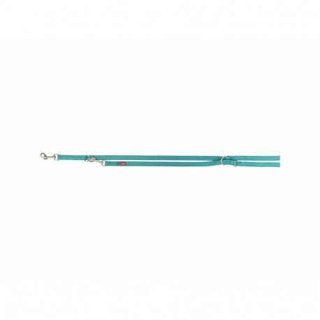 Adjustable dog leash Trixie Premium Light Blue M/L