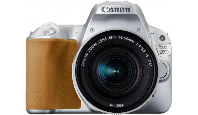 Canon EOS 200D + 18-55mm IS STM, серебристый