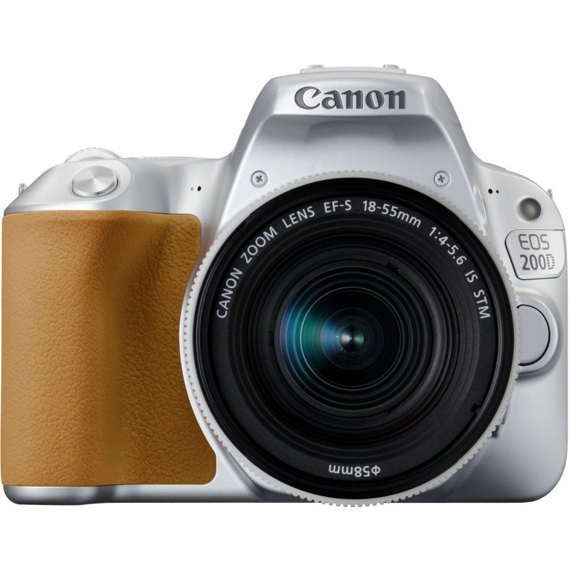 Canon EOS 200D + 18-55mm IS STM, hõbedane