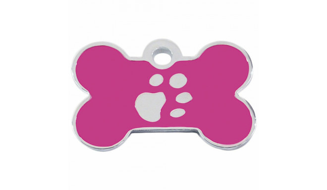 Identification plate Imarc Bone Pink Silver
