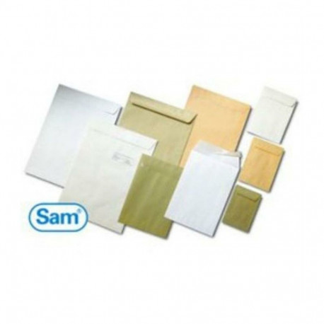 Aploksne Sam SIL-K2 Brūns 100 x 145 mm Pašlīpoši materiāli A4