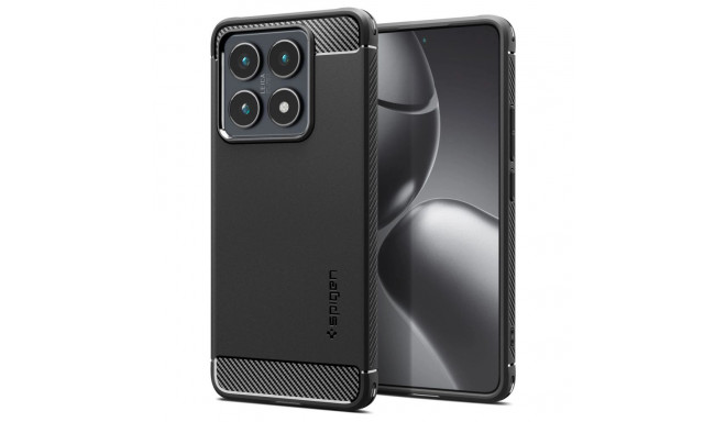 Spigen Rugged Armor Case for Xiaomi 14T Pro - Matte Black